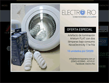 Tablet Screenshot of electrorioparana.com.ar